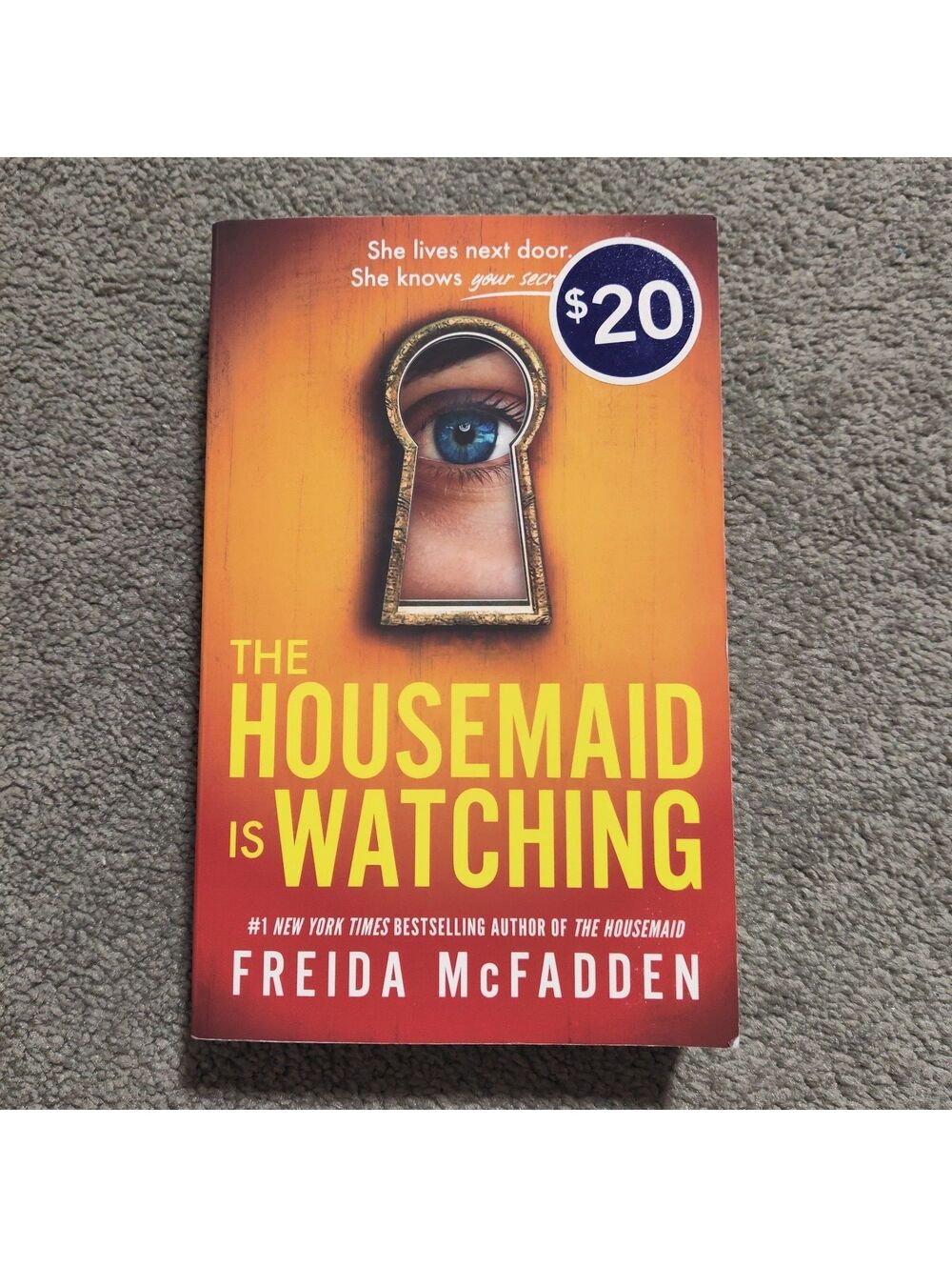 The Housemaid Is Watching by Freida McFadden Paperback Psychological Thriller